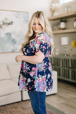 Hello Hummingbird Floral Top