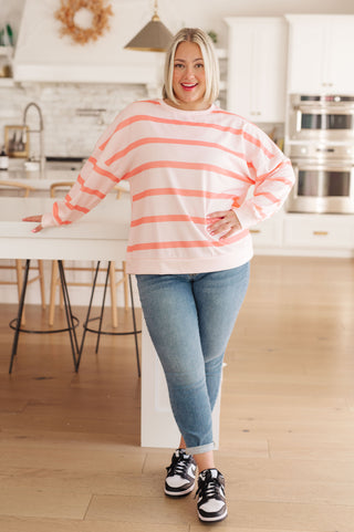 DOORBUSTER Here for the Stripes Long Sleeve Top