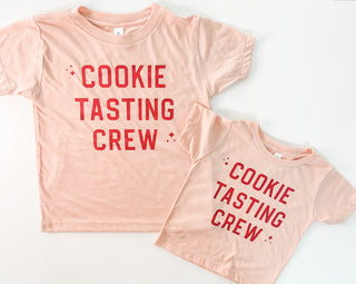 Custom Peach Cookie Tasting Crew