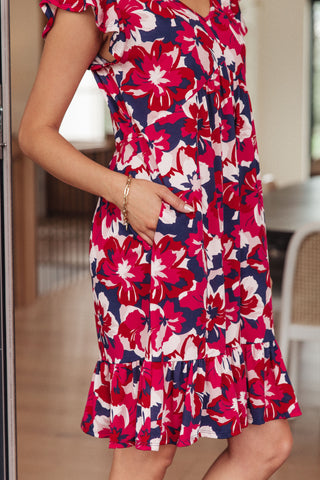 No Downside Floral Dress