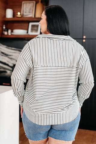 Striped Serendipity Pullover