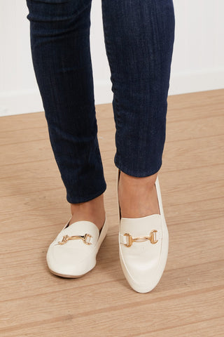 9 to 5 Ballerina Metal Detail Loafers