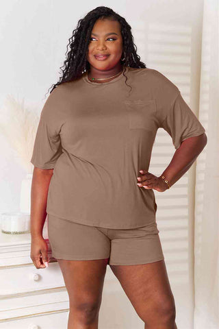 Soft Rayon Half Sleeve Top and Shorts Set 5 Colors