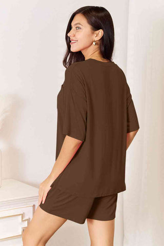 Soft Rayon Half Sleeve Top and Shorts Set 5 Colors