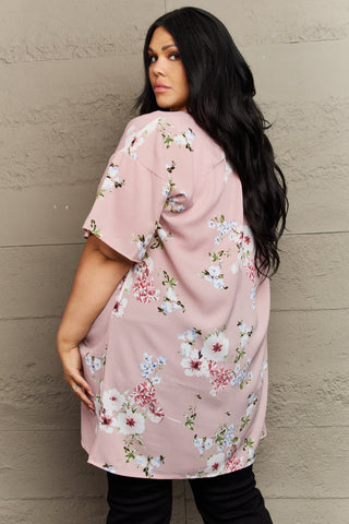 Aurora Rose Floral Kimono