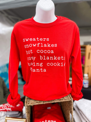 Custom Sweaters, Snowflakes Crewneck